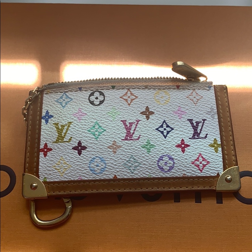 Louis Vuitton multicolored key cles